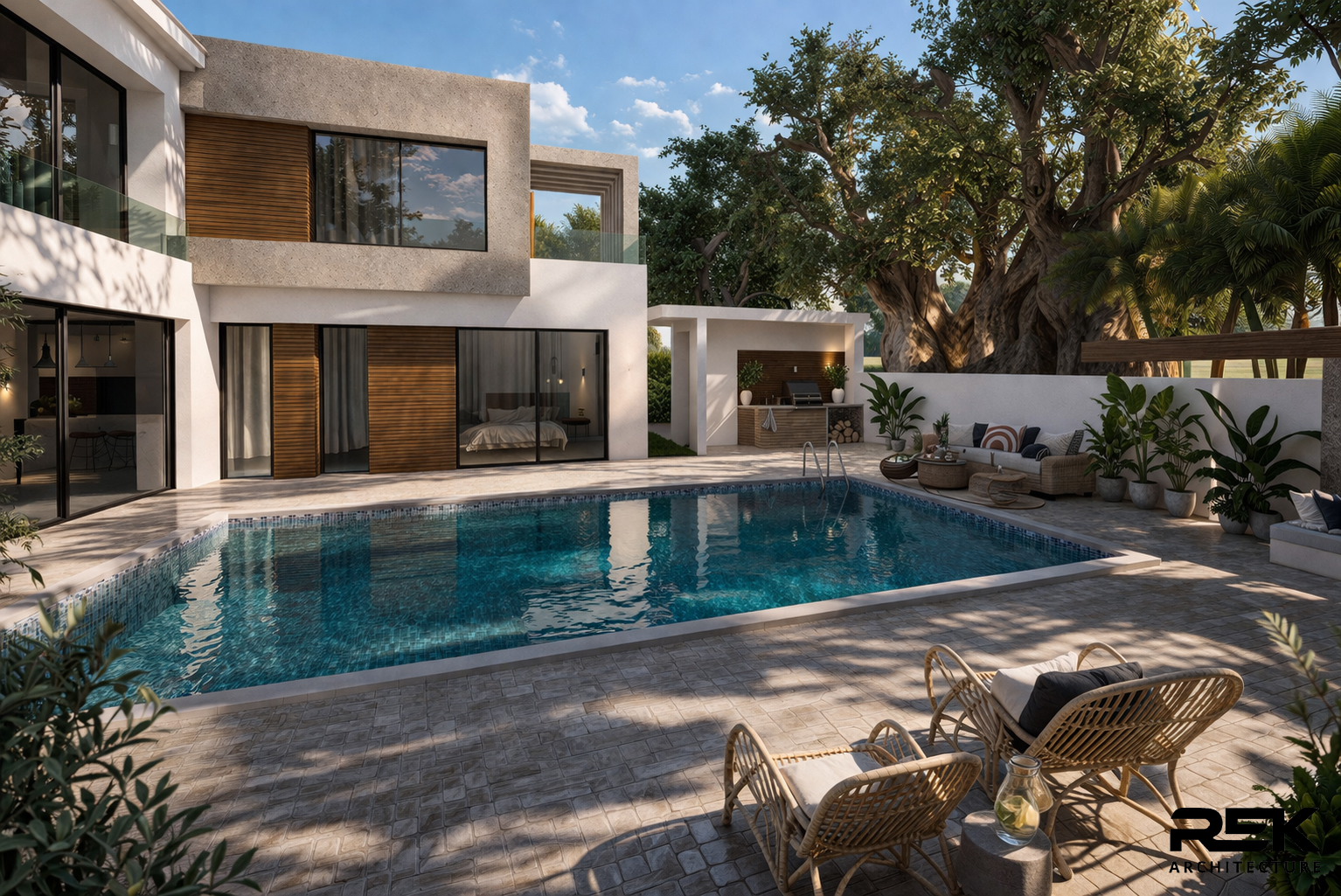 Villa Moderne Familiale - REK Architecture